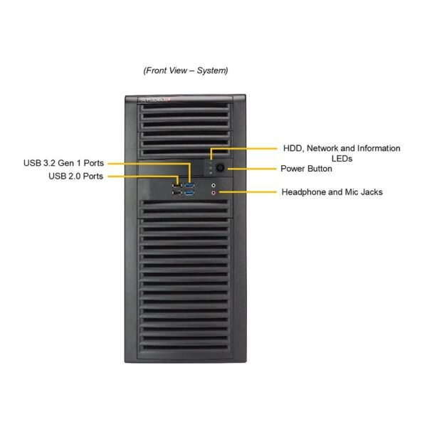 Supermicro AS-530A-BB Mini-Tower Workstation - Image 4