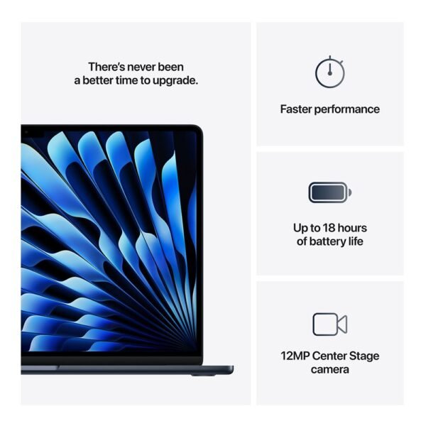Apple MacBook Air 15" MW1M3LL/A (Early 2025) 15.3" Laptop Computer - Midnight - Image 8