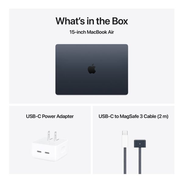 Apple MacBook Air 15" MW1M3LL/A (Early 2025) 15.3" Laptop Computer - Midnight - Image 9